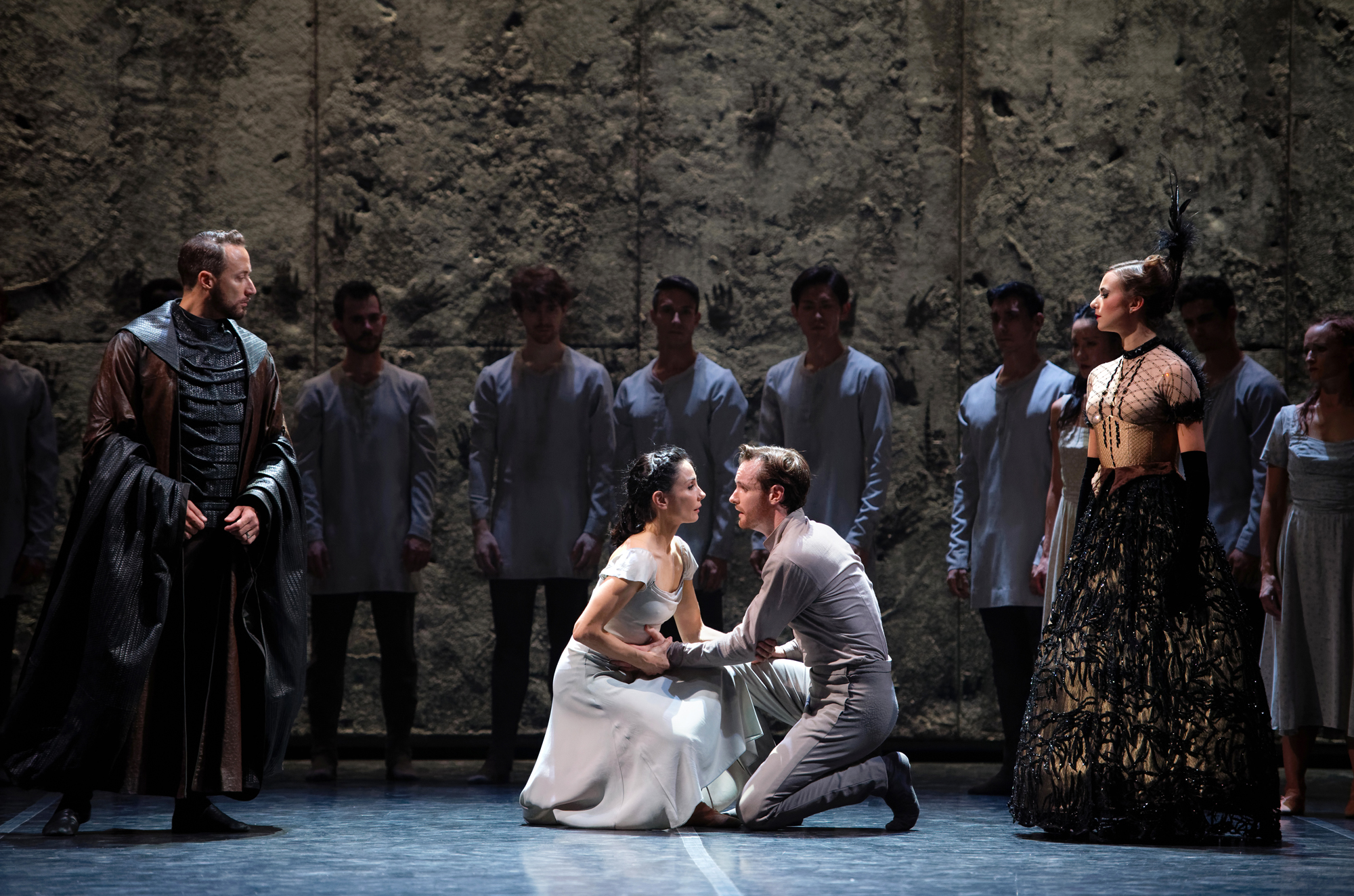 Tamara Rojo and James Streeter in Akram Khan's Giselle (c) Laurent Liotardo